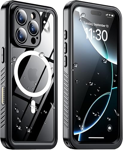 Miniatura 38 de Red2Fire Funda Magnética para iPhone 15 Plus Funda para iPhone 14 Plus Transparente, [Compatible con MagSafe][Protección contra Caídas de Grado