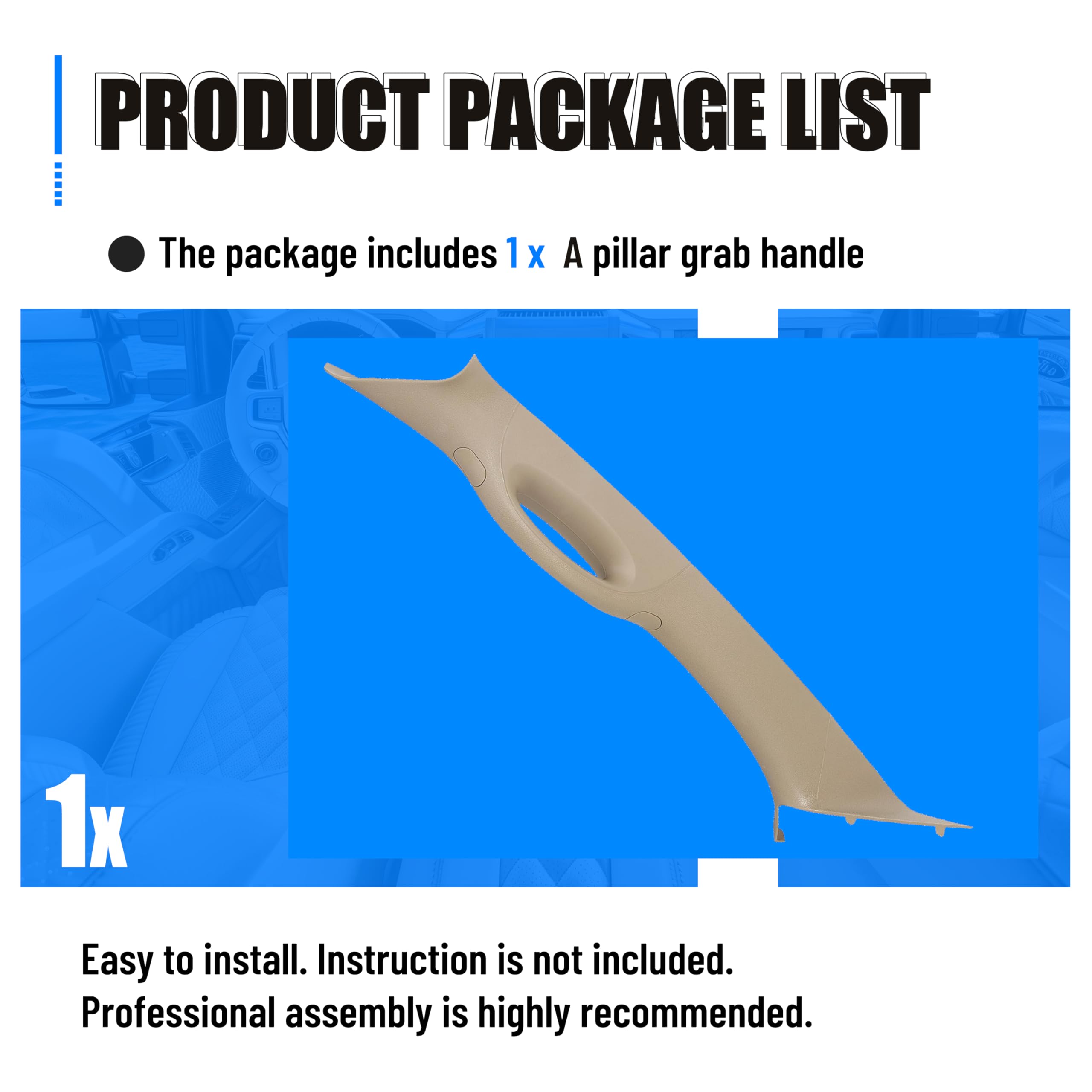Amazon.com: HECASA A Pillar Trim Handle Compatible with 2004-2008