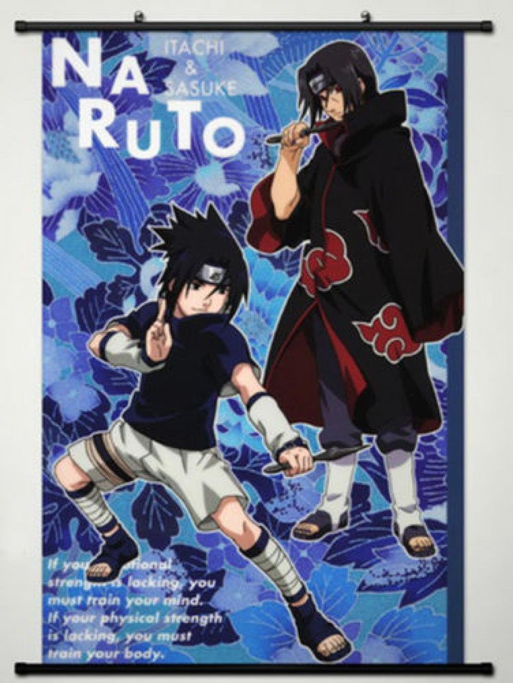 BestWeeks Home Decor Anime Naruto Wall Scroll Poster Itachi