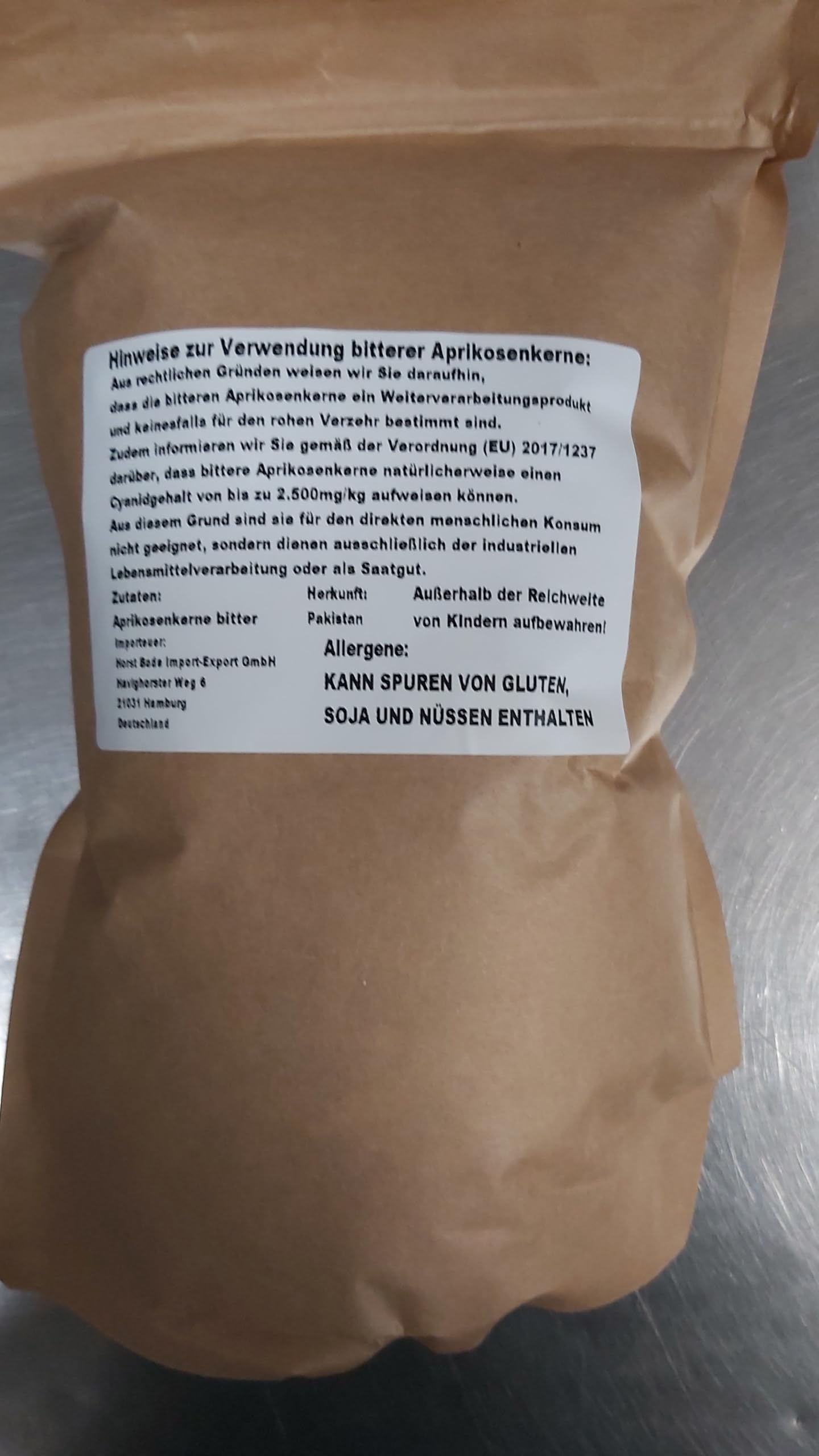 Aprikosenkerne bitter ganz Aprikosen Kerne naturbelassen Aprikosenkern ungesalzen ungeschwefelt unbehandelt ungeröstet 100% Natural 500g - 5kg wiederverschließbar Premium Qualität FOODINO (1kg)