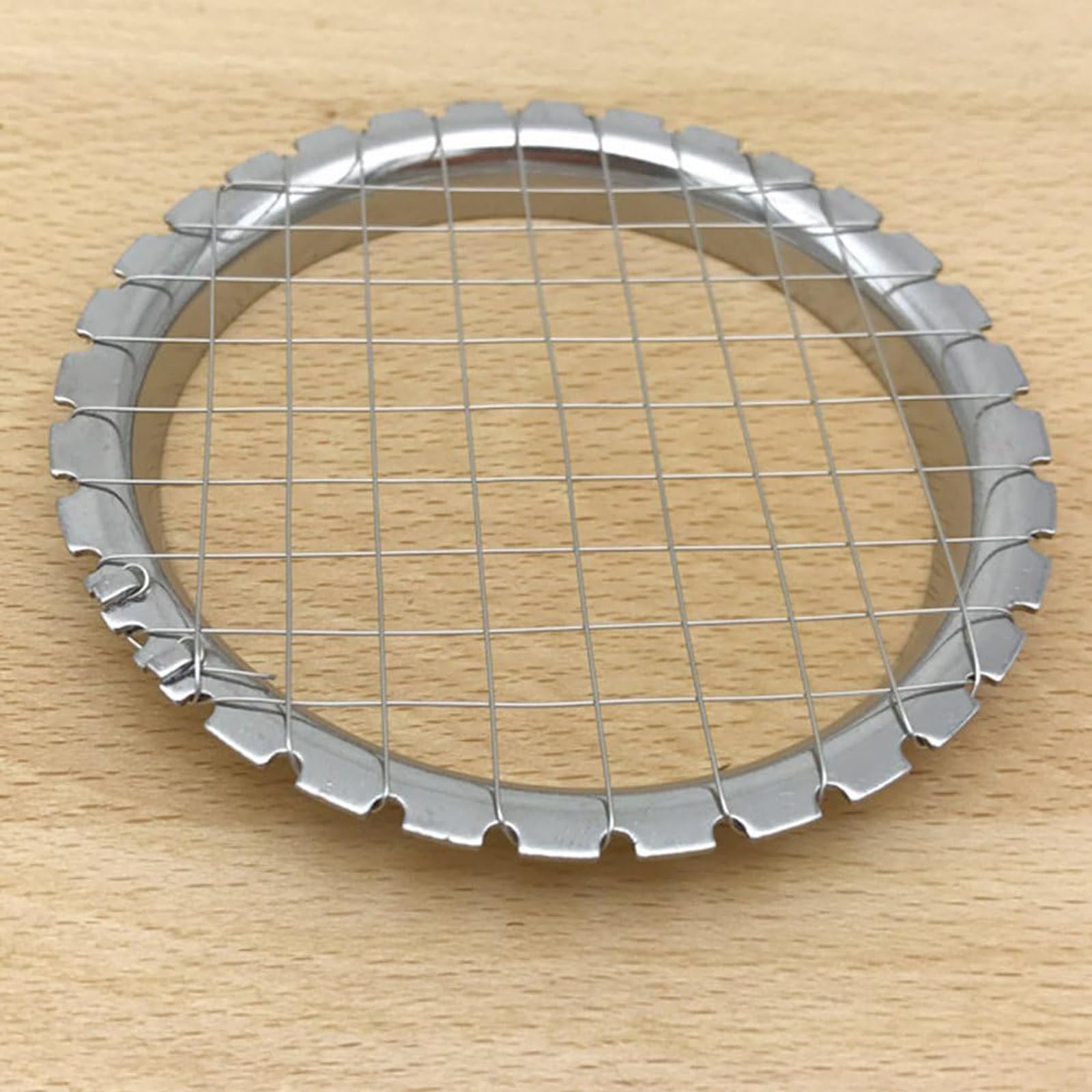 Egg Slicer, Stainless Steel Eggs Cutter, Mushroom Cutter Tomato Sectioner Potato Press Machine Splitter Multi Purpose Slicer for Slicing Potatoes, Carrots, Mushrooms(Size:Diameter: 89 mm)