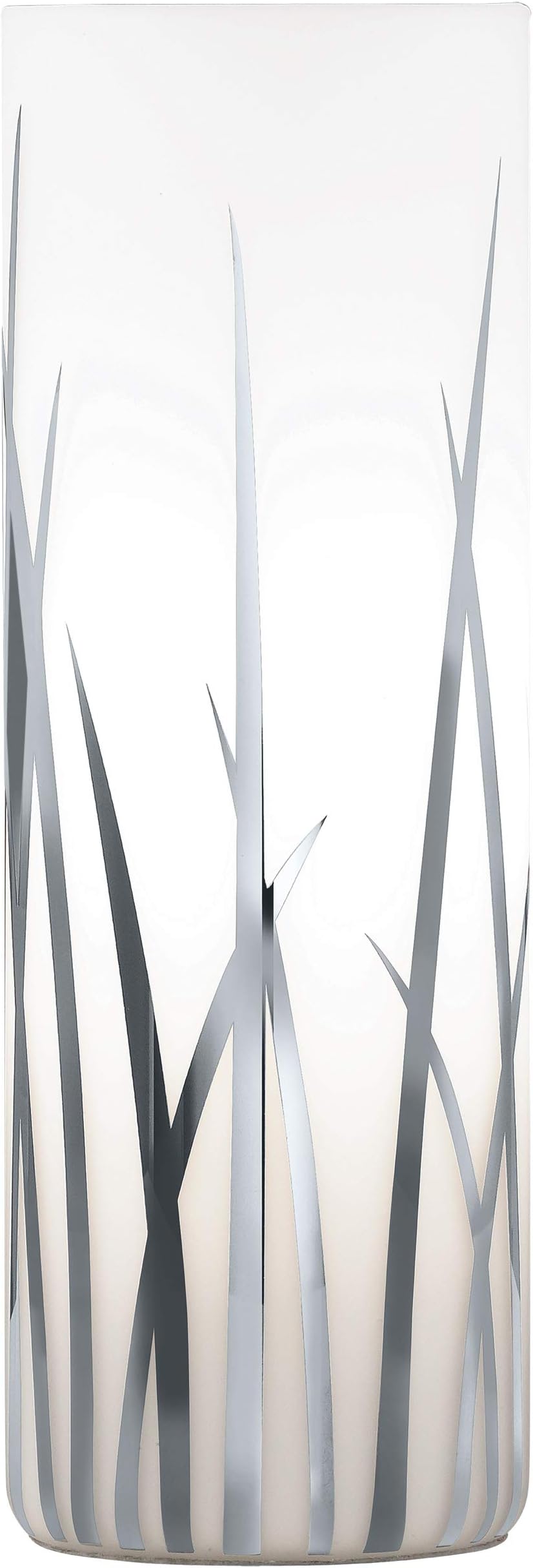 Nachttischlampe Gisèle – Keramiklampe Weiß/schwarz, 29cm Hoch, Für E14 Birne Bis 40W