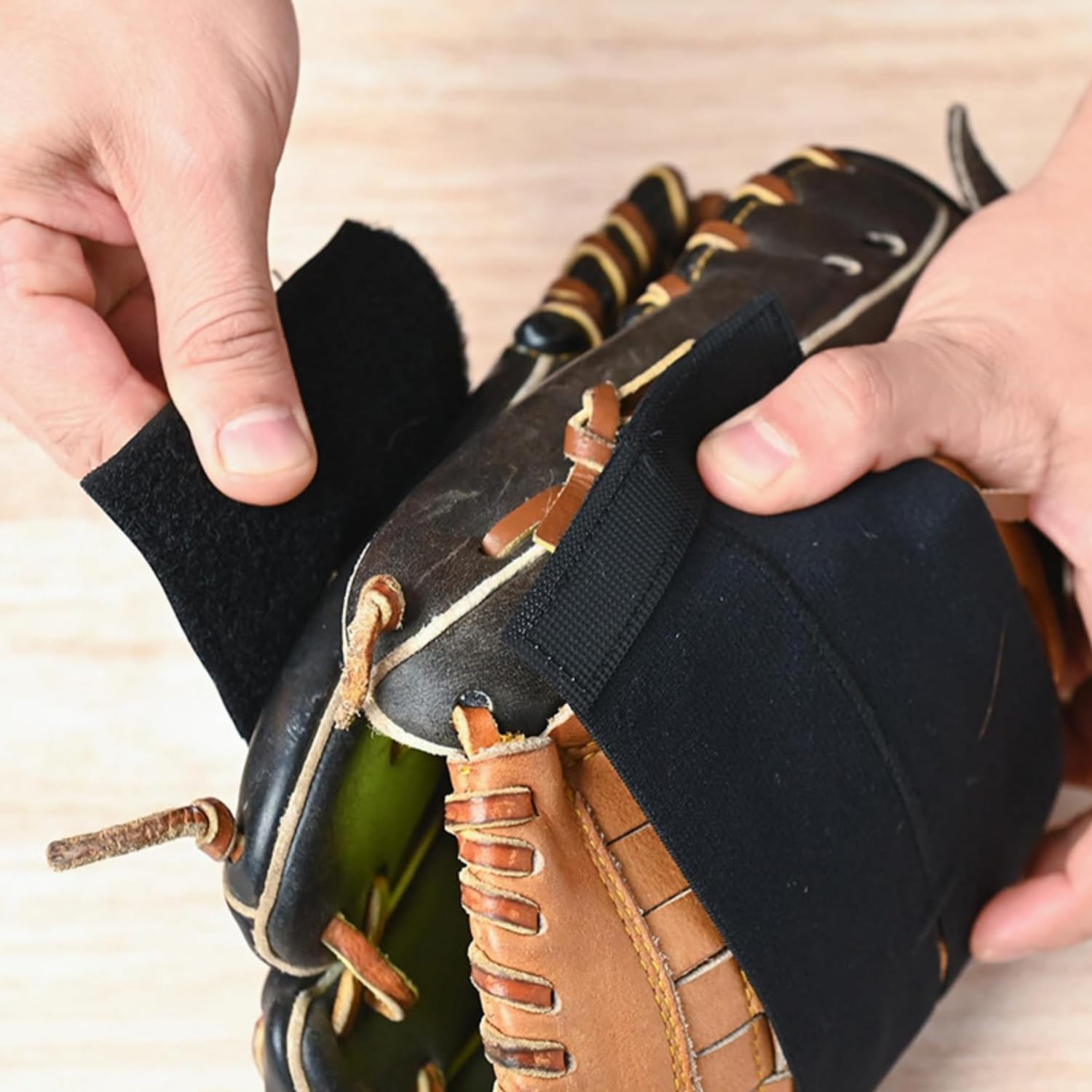Élastique Enveloppe de Gants de Softball, Sangles Élastiques pour Gants de Softball, Sangle de Gant de Baseball, Maintient Rapidement la Poche Formée, Facile à Mettre et à Enlever Cadeaux D'athlète