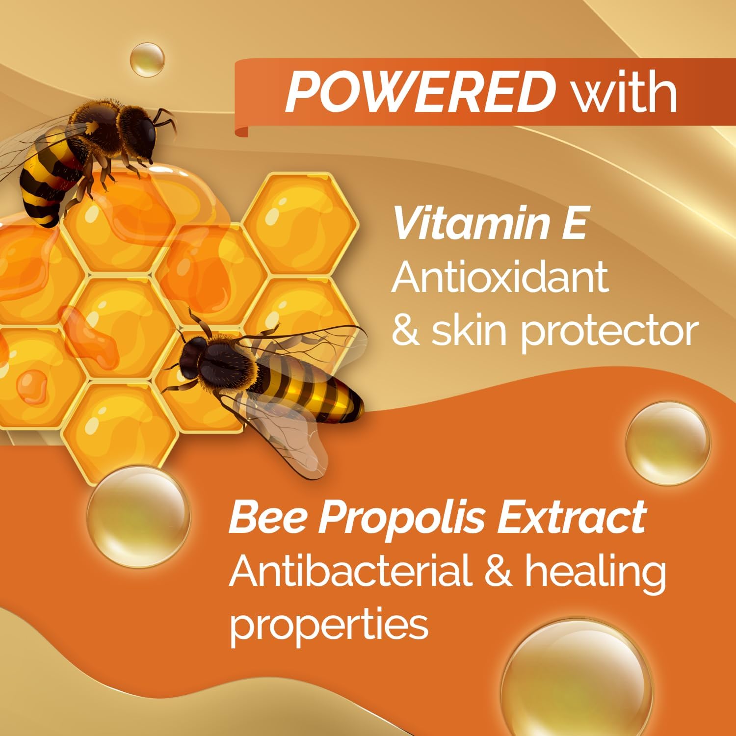 Immune Support with Bee Propolis & Vitamin E | Soothes Dry Areas, Supports Topical Immune Defense, Softens Chapped Skin, Nourishes Face, Promotes Oral Comfort | 2 Fl Oz | 2-Pack