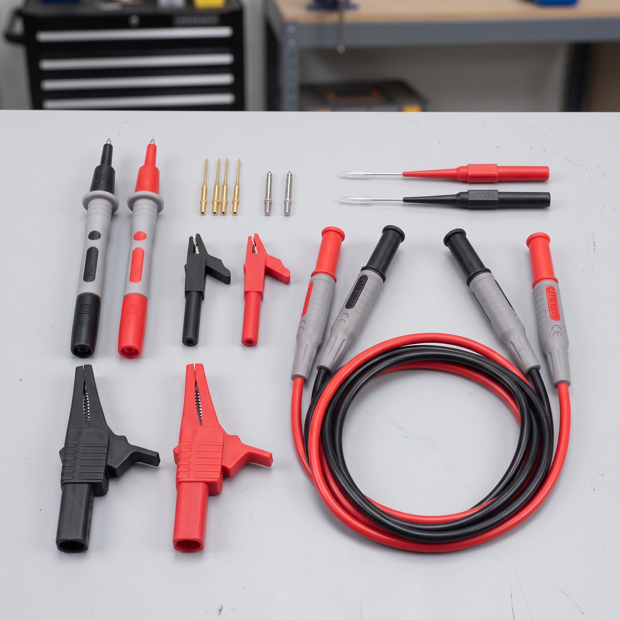 Multimeter Messen und spitzen-Set mit Krokodilklemmen für präzise elektrische Tests