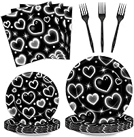 Vista 41 de Qyeahkj Juego de 100 platos de papel y servilletas de abeja, suministros para fiesta de primer cumpleaños, suministros para el primer cumpleaños