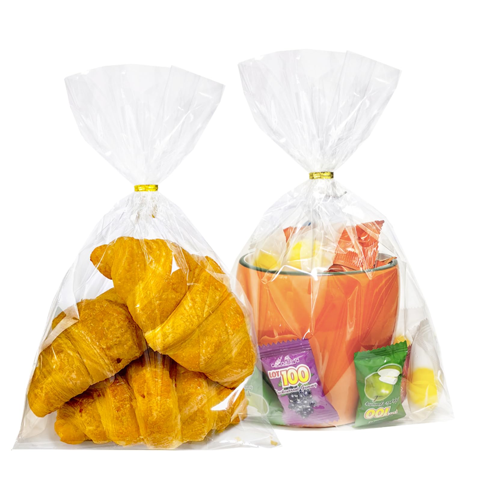 100pcs Clear Cellophane Treat Bags Clear Resealabl... – Vicedeal 5 thumbnail image