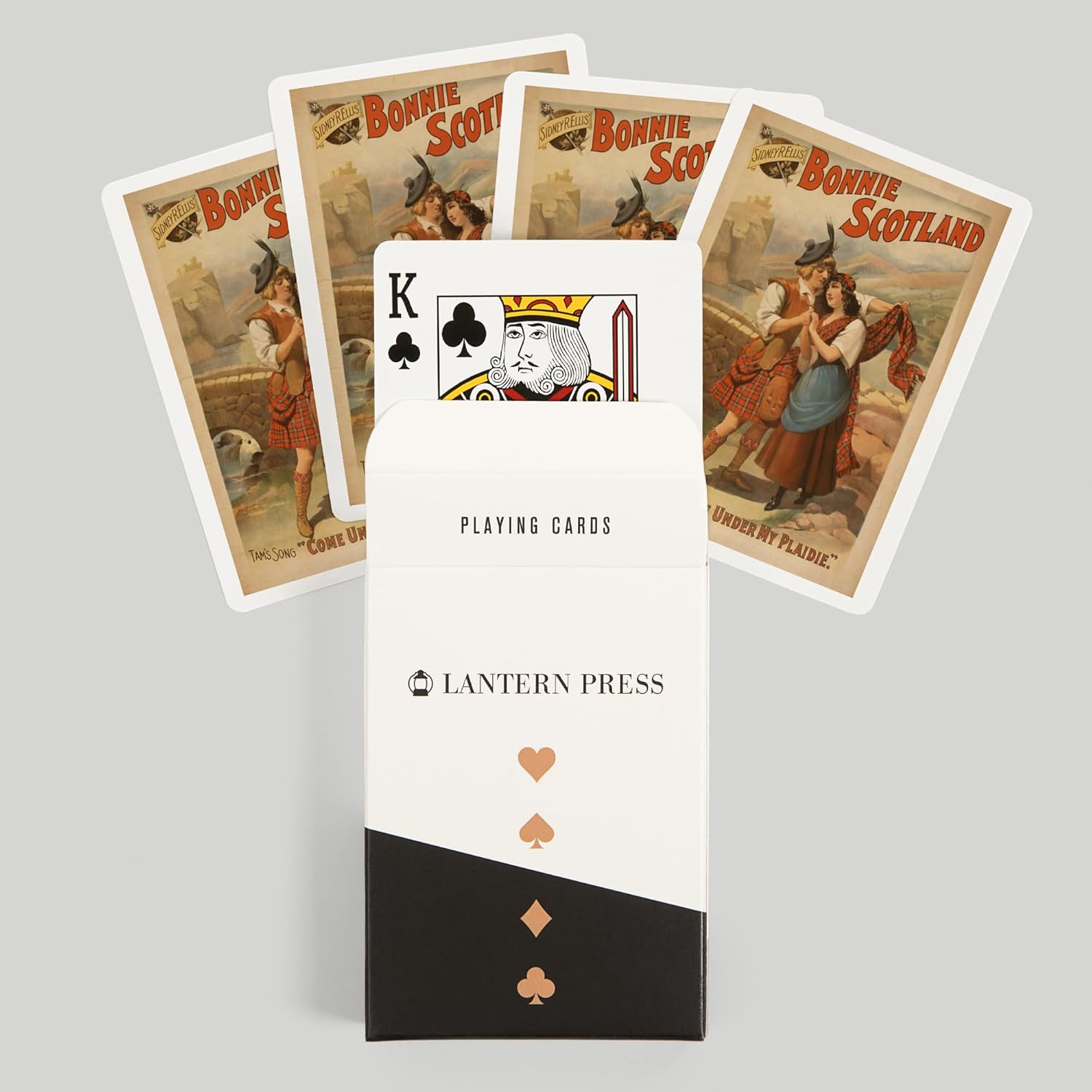 Lantern Press Sidney R. Ellis' Bonnie Scotland Scottish Play #2, Vintage Theater Advertisement, 52 Playing Cards for Adults, Poker Size Card Deck