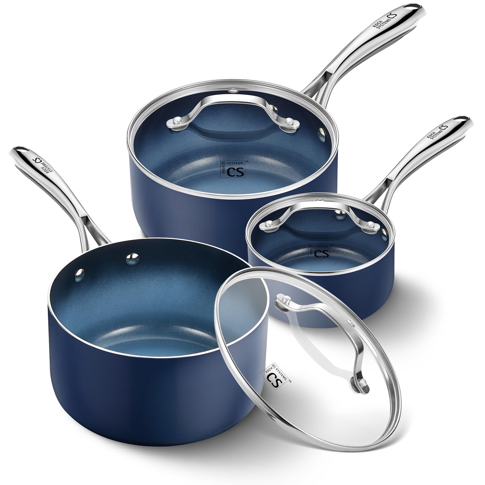 KOCH SYSTEME CS Ceramic Nonstick 3-Piece Set