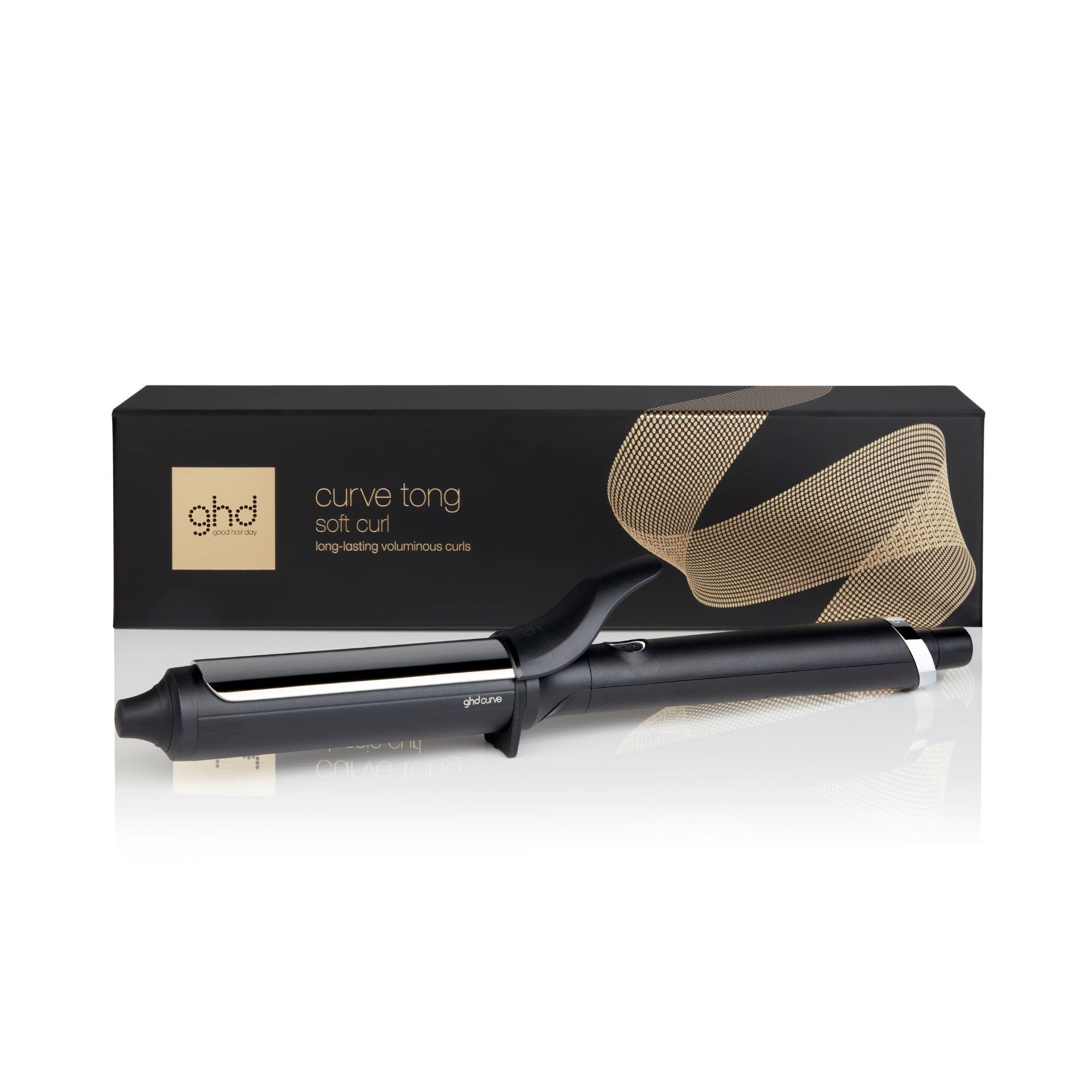 ghd curve soft curl tong, professional curling iron with clip, 32 mm diameter