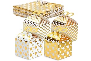 36 Pack Mini Gable Boxes for Party Favors, Birthday, Wedding, Anniversaries, Valentines,...