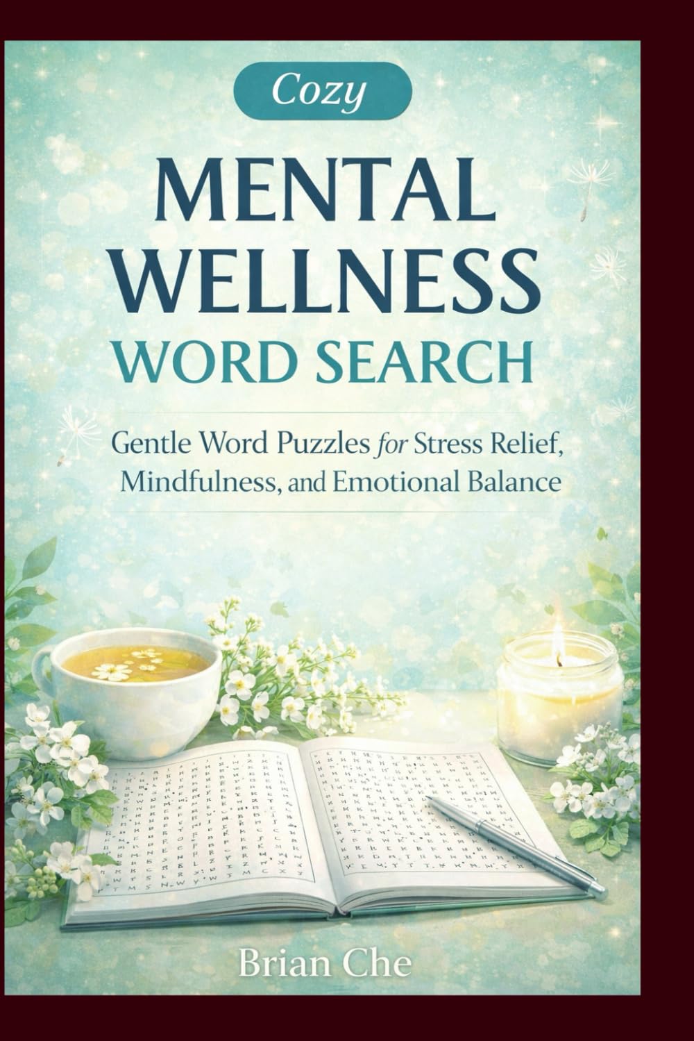 Cozy Mental Wellness Word Search: Gentle Word Puzzles for Stress Relief, Mindfulness, and Emotional Balance