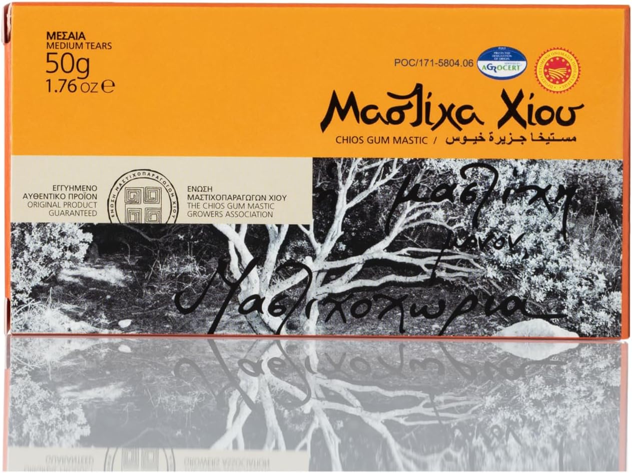 Chios Mastiha Medium Tears 50gr - Xios Mastic by Mastiha Growers Association