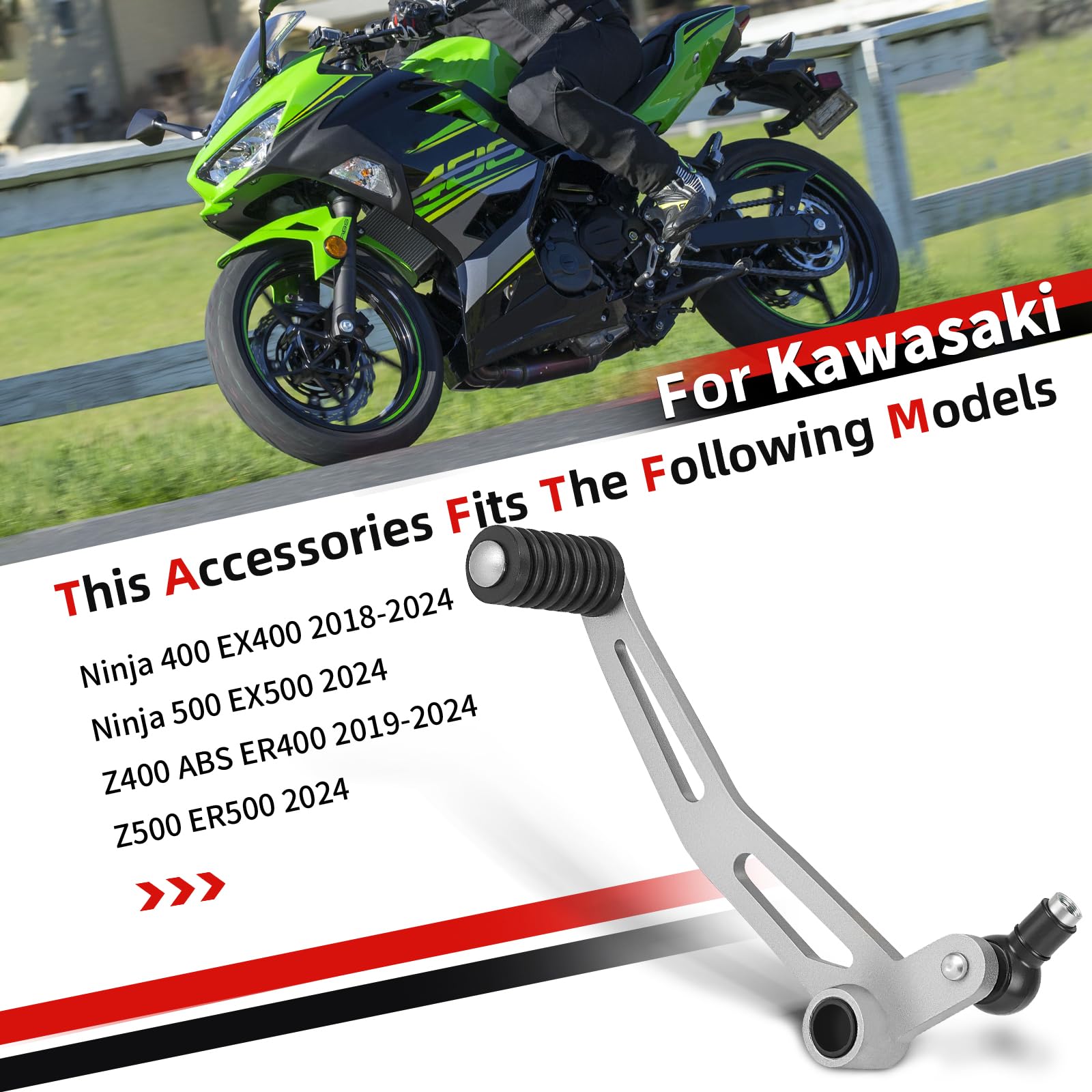 Amazon.com: MOTO1988 for Kawasaki Ninja 400 500 Z400 Z500 2018