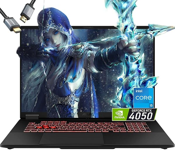 ASUS-TUF F16 Gaming-Laptop RTX 4050 - Intel Core 5 210H Beat AMD Ryzen 7 7435HS -16 FHD+ Display 144Hz-RGB Backlit Keybo