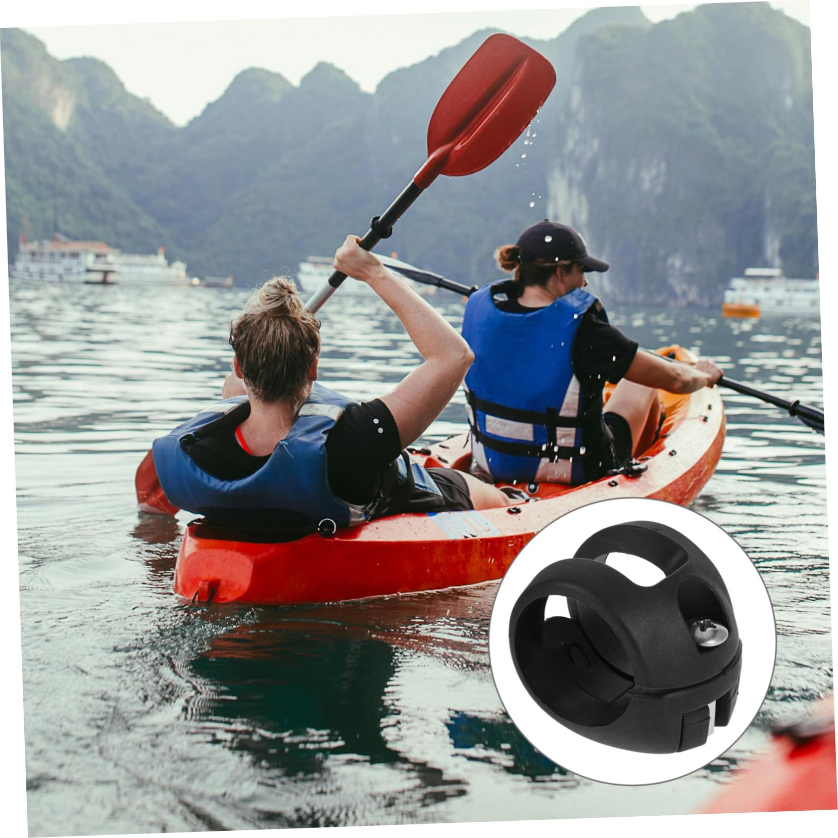 1PC Oar Fastening Buckle Universal Kayak Canoe Deck Mounted Paddle Clip Kayak Surfboard Modification Accessories Kayak Fixation Clip Hook With Copper | CZ