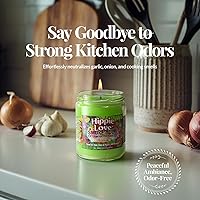 Vista 7 de Smoke Odor Exterminator - Vela en tarro de 13 oz, Hippie Love