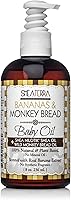 Vista 4 de Shea Terra Organics Colección Mama and Baby Mantequilla de bebé de plátanos y pan de mono Emoliente natural no tóxico con baobab y manteca