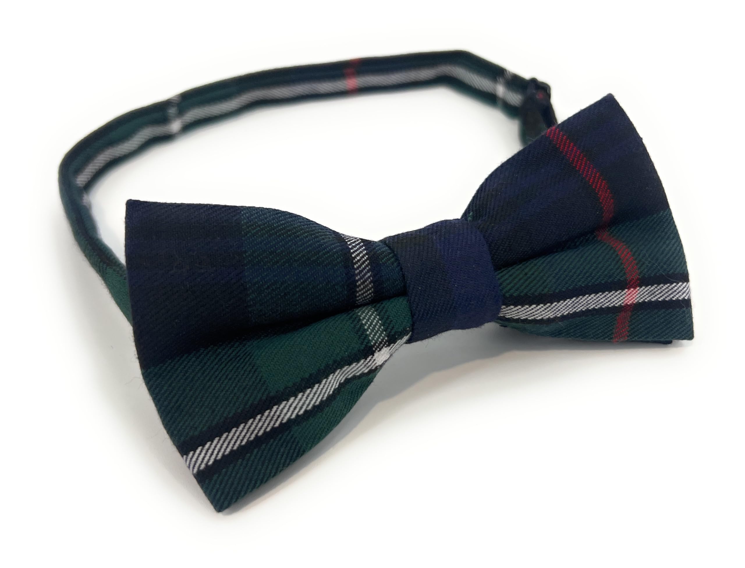 Tartan Tweeds Men's Mackenzie Pre-Tied Easy Wear Tartan Tux Bow Tie, Formal Neck Bowtie For Party, Wedding, Dinner (Mackenzie)