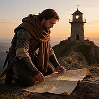 Vista 3 de GRACEART Chal Bufanda Post Apocalíptico Chamán Capucha Medieval Disfraz Faja