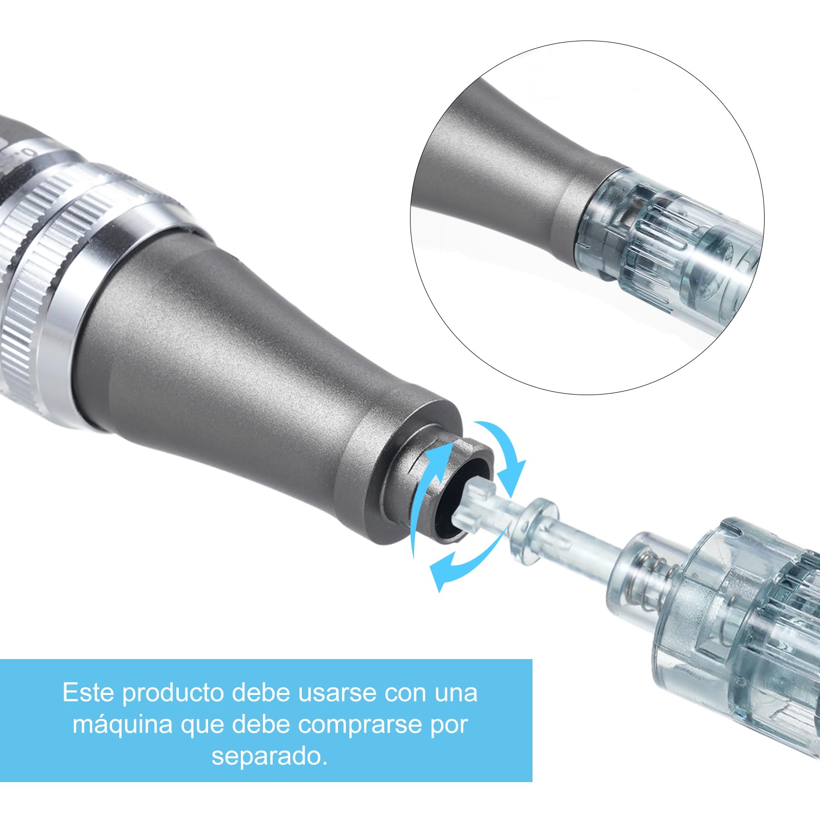 10 cartuchos de microneedling de 16 pines, diseñados para lápiz de microagujas dr pen Ultima M8, utilizado para cicatrices de acné, cicatrices profundas y estrías