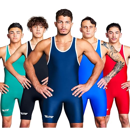 Elite Sports Men’s wrestling singlets, Powerlifting Singlet, Standard Singlet for Men, Wrestling Uniform