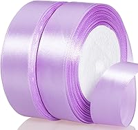 Vista 6 de ATRBB Cinta de satén verde menta de 1 1/2 pulgadas, cinta de tela sólida de 50 yardas para envolver regalos, ramos, bodas y decoración del hogar, 25