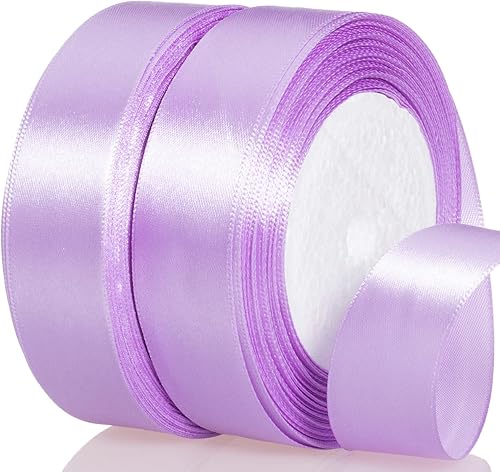 Miniatura 6 de ATRBB Cinta de satén verde menta de 1 1/2 pulgadas, cinta de tela sólida de 50 yardas para envolver regalos, ramos, bodas y decoración del hogar, 25