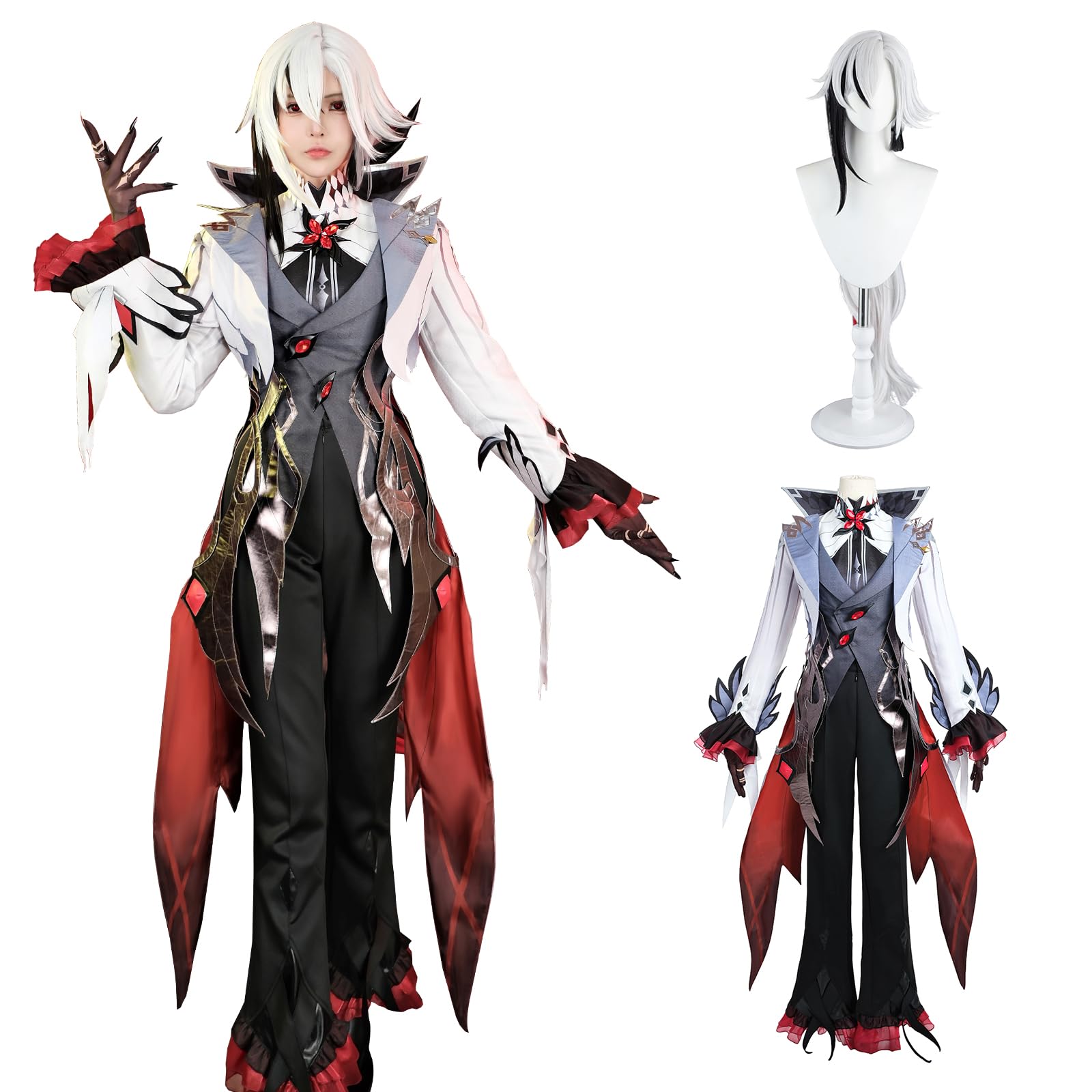 Amazon.co.jp: [神併良品] アルレッキーノ コスプレ ウィッグ付き 第四 