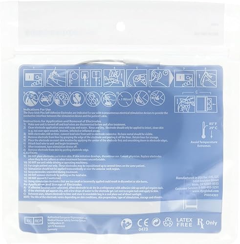 Miniatura 2 de Chattanooga Dura-Stick Plus - Electrodos autoadhesivos, redondos de 2 pulgadas (paquete de 40)