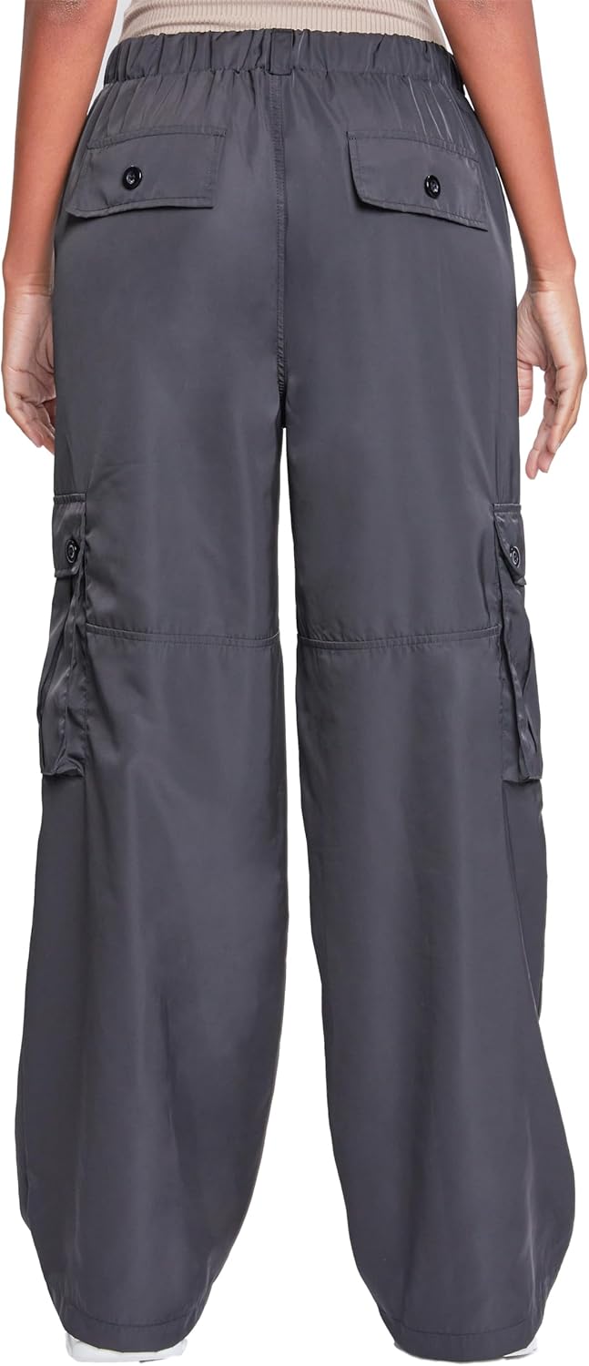 YMI Relaxed Fit Flex Lightweight Colored Nylon Cargo Pant, Garden, S