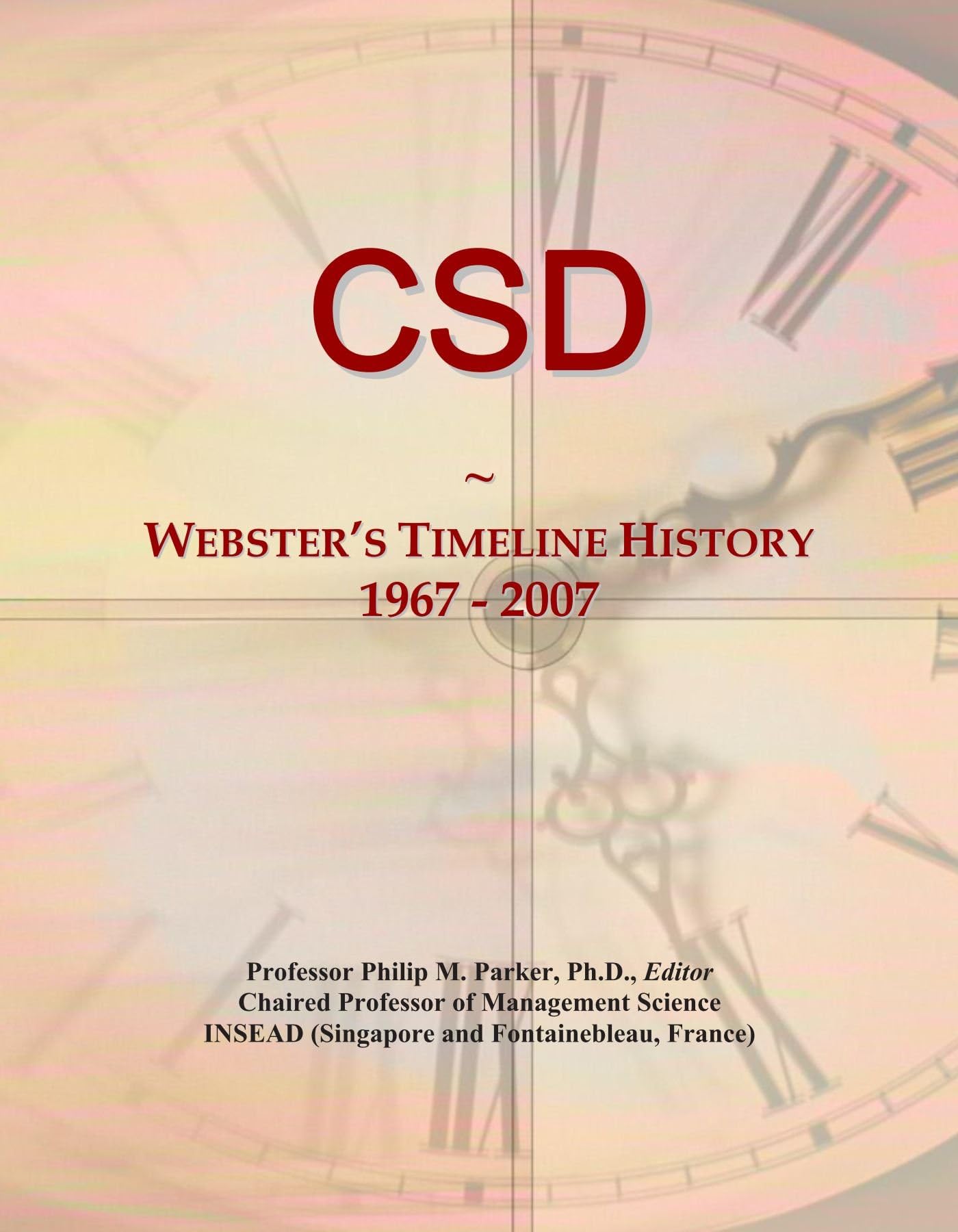 CSD: Webster's Timeline History, 1967 - 2007