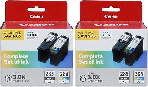 Miniatura 8 de Canon Paquete económico de tinta original PG-285 XL / CL-286 XL (2 cartuchos), compatible con TR7820, TS7720/7722