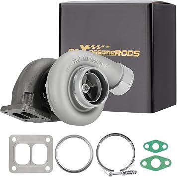 maXpeedingrods GT45 T4 Turbo Turbocharger for 4.0L-6.0L Engine for Chevrolet Camaro 1967-2002 Silverado 1500, for Ford Mustang 1979-2020, for Dodge Challenger 2009-2020, Basic VL Series
