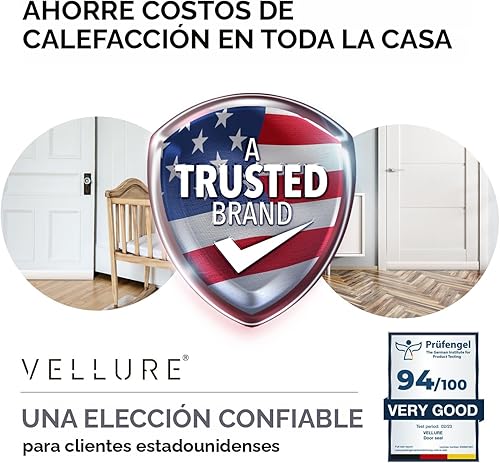 Miniatura 7 de Vellure Tope de puerta para parte inferior de la puerta, barrido de puerta de primera calidad para parte inferior de la puertaburlete de puerta