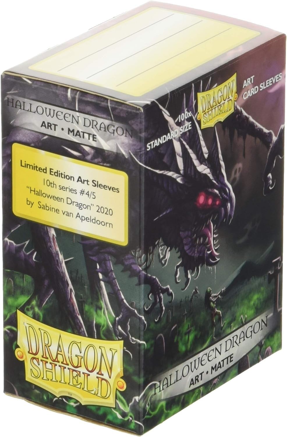 Arcane Tinmen Dragon Shield Sleeves - Matte Art 100 CT - MGT Card Sleeves - Compatible with Magic The Gathering Card Sleeves Pokémon and Other Card Games - Limited Edition: Halloween 2020 (ART12050)