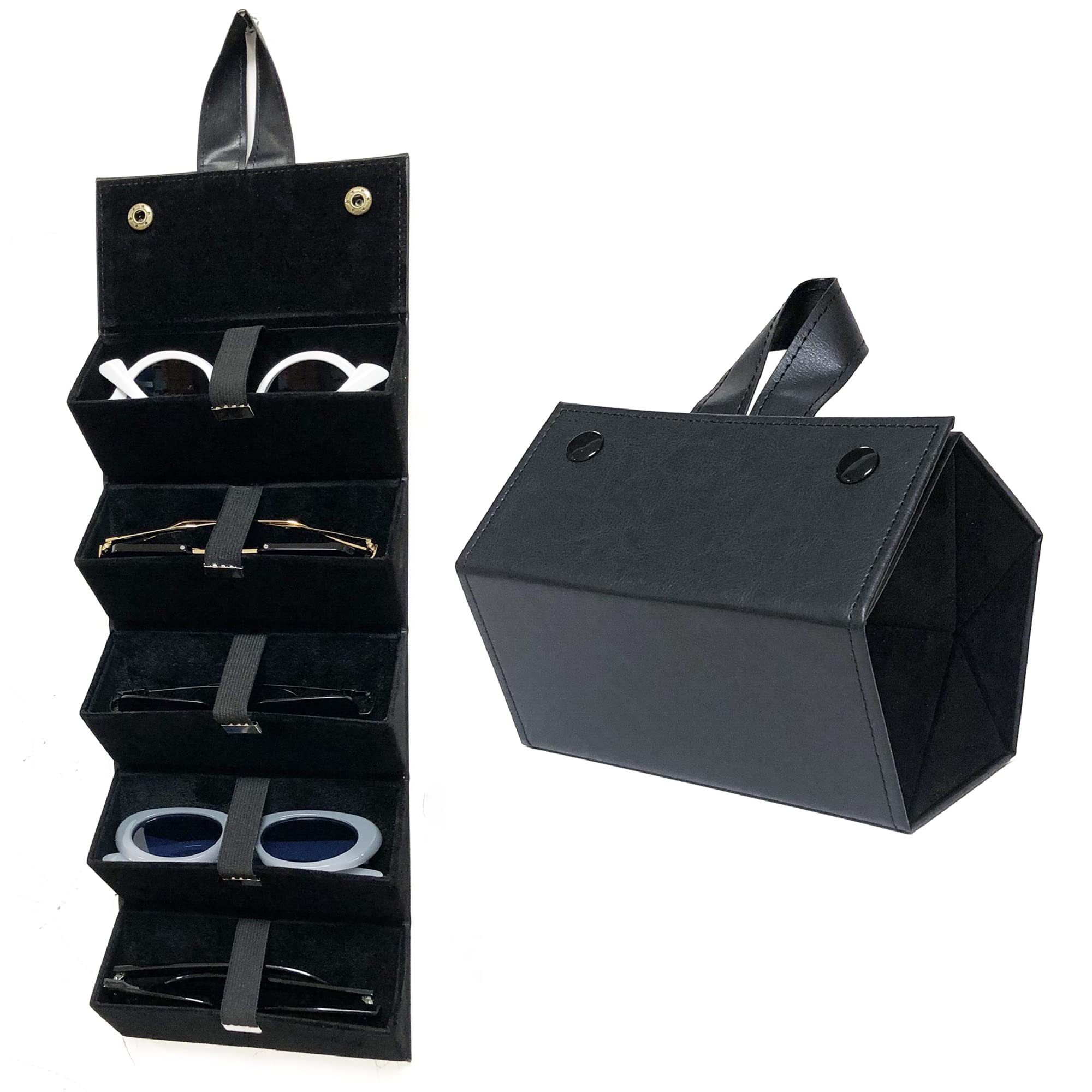 Longjet Sunglasses Organizer Travel Glasses Case Eyeglasses Storage Box