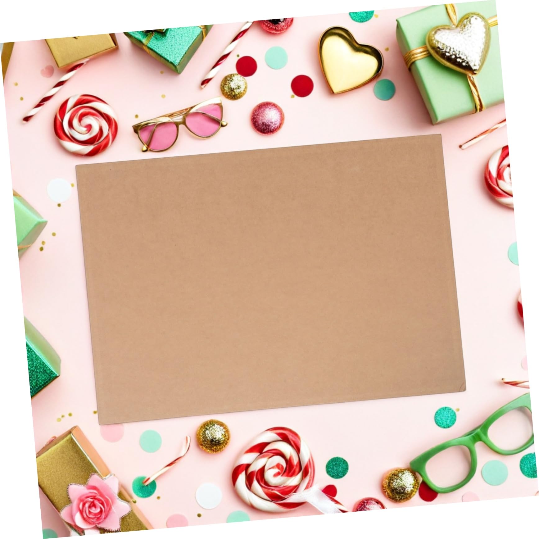 NUOBESTY 3blätter Karton M² Brauner Kraftkarton für Scrapbooking Bastelarbeiten Visitenkarten und Einladungen Dichtes Kraftpapier für Diy-projekte und Events