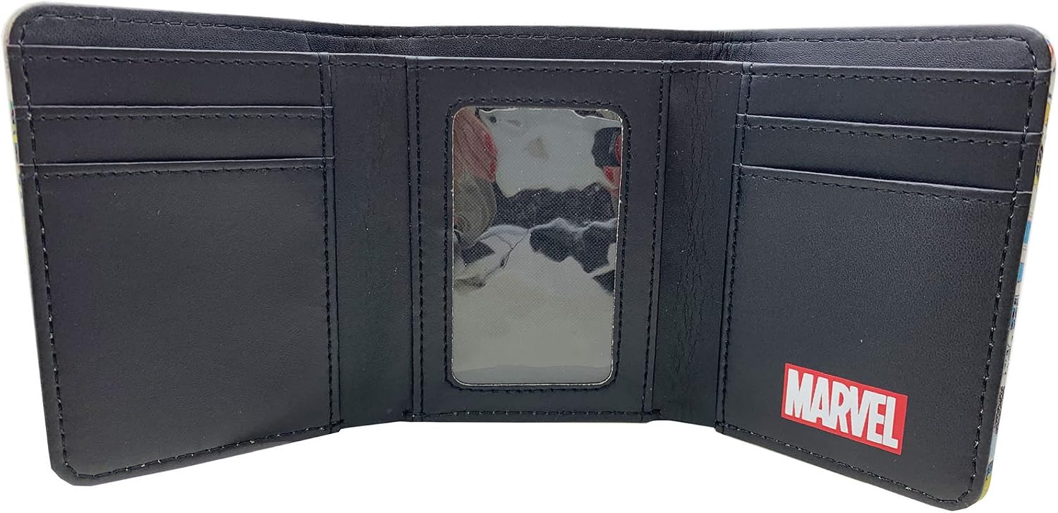 Captain America Comic Strips Trifold Wallet