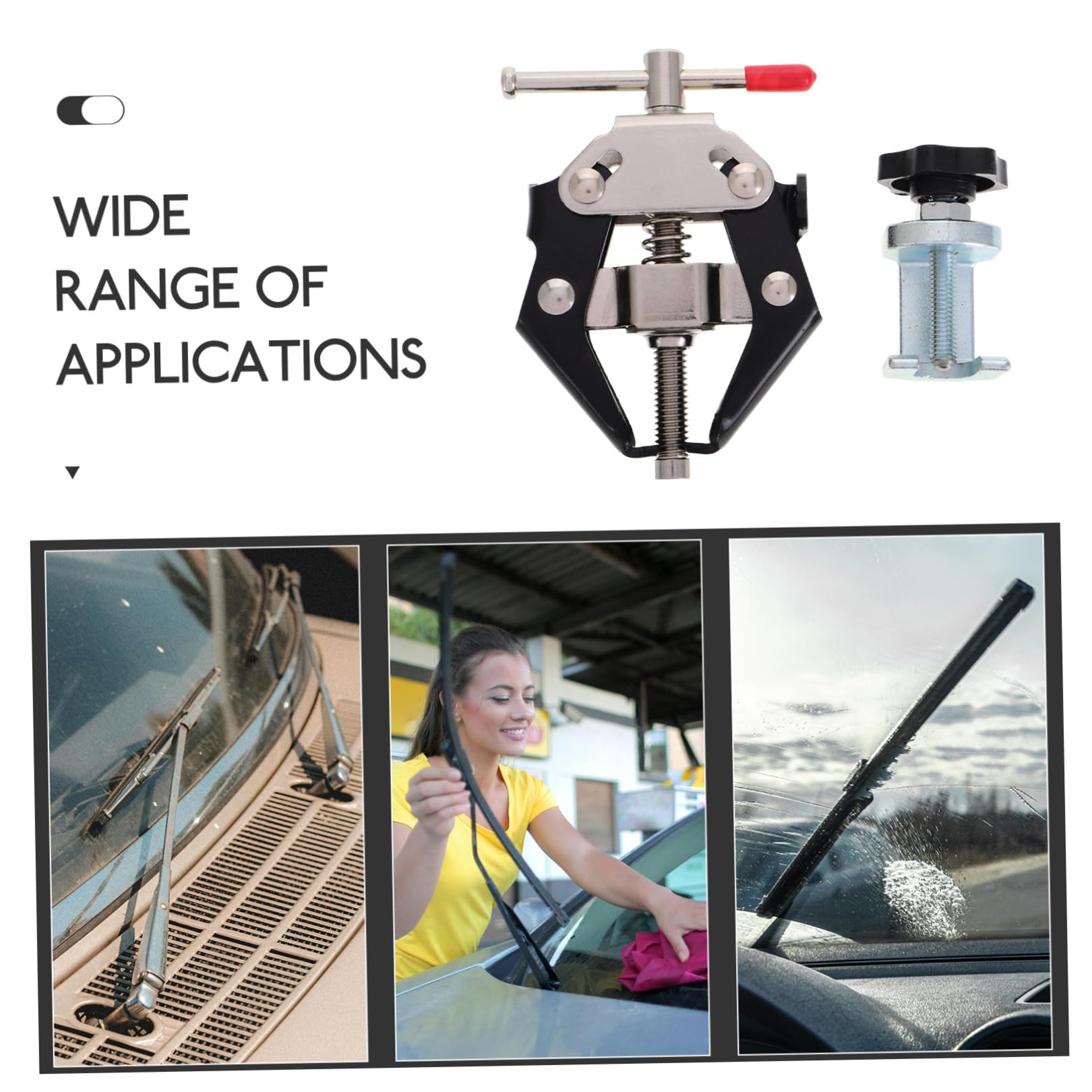 2stücke Wischerarmwerkzeug Lagerabzieher Klemmenwerkzeug Werkzeug Scheibenwischerabzieher Autowischerreparatur Wischerarmabzieherwerkzeug Zierwerkzeug Windschutzbereich-kit