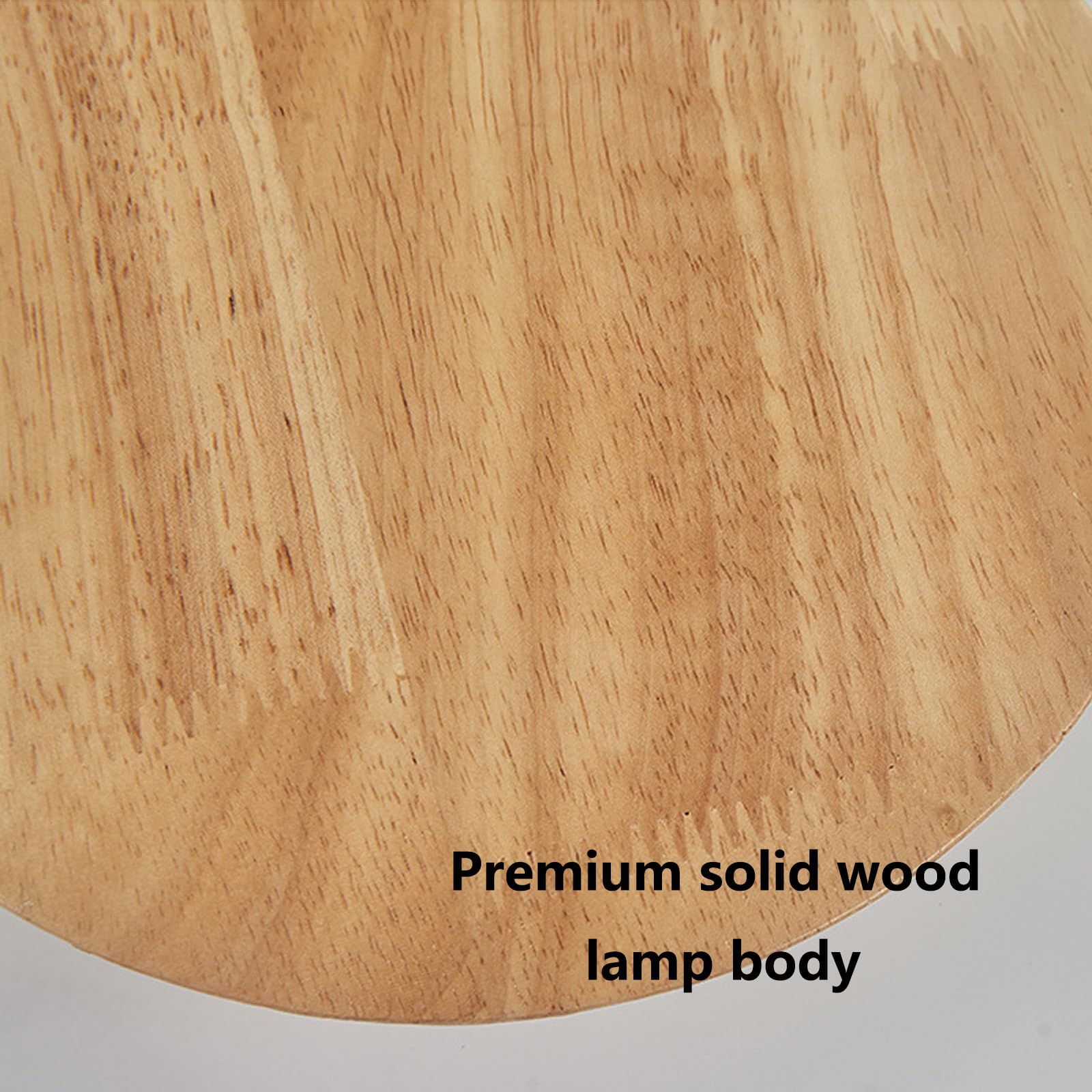 Lampada da Parete a LED in Legno, Moderna, dal Design Creativo, Stile Nordico, Decorativa, Geometrica, in Ferro, per Camera da Letto, Soggiorno, corridoio (Ovale - Luce Calda, 19 c