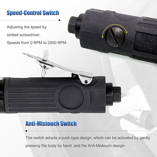 Miniatura 5 de Sporacingrts El juego de reparación de neumáticos incluye 2500 rpm de baja velocidad para neumáticos de aire de baja velocidad, rodillo de parche de