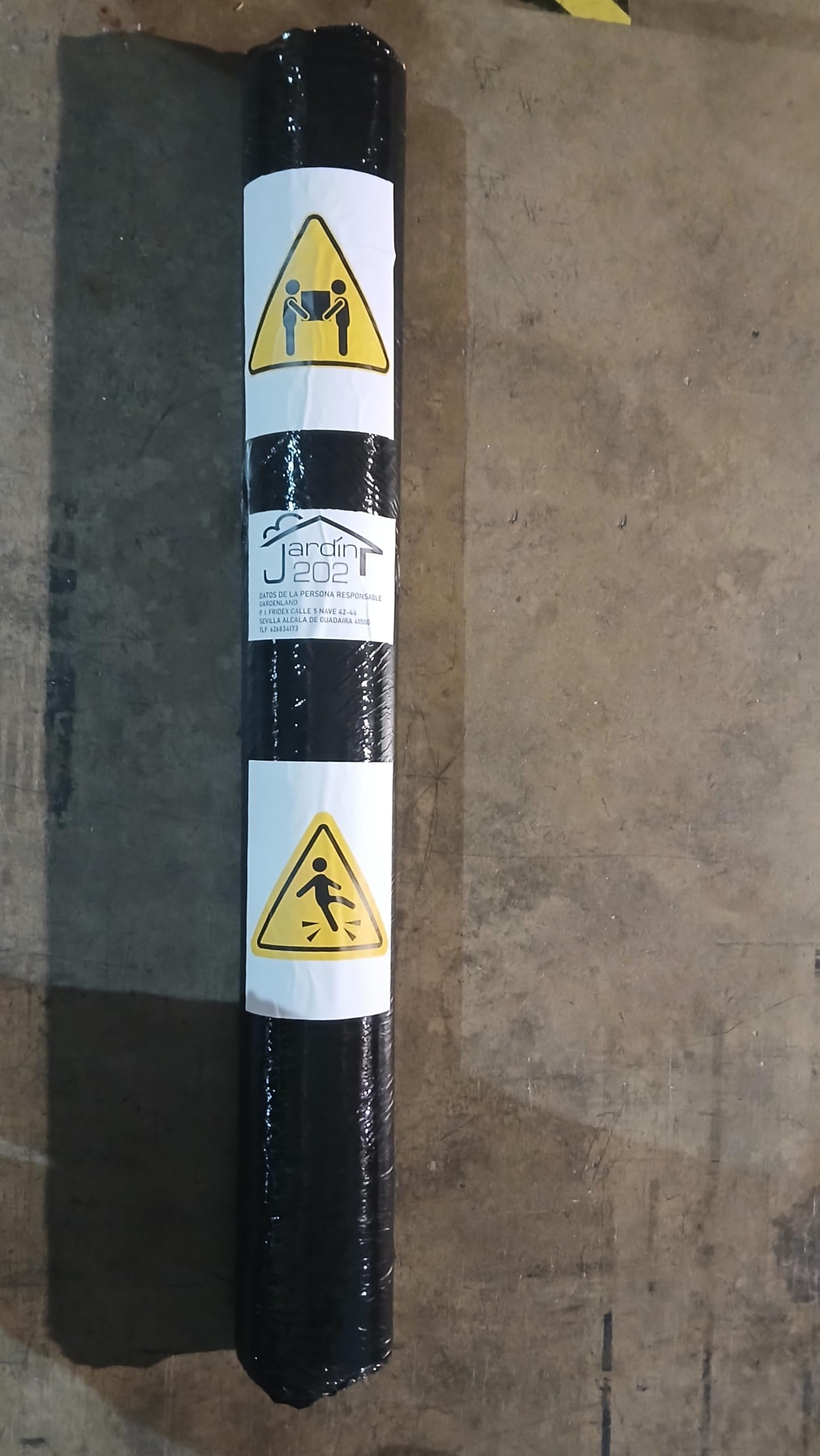 JARDIN202 - Suelo de Goma Antideslizante 3mm | Caucho SBR Ultra Resistente al Corte | Pavimento para Bares, Furgonetas, Gym, Garaje y Maletero | Metro Lineal | 1 Metro (Ancho) (Cordoncillo Fino)