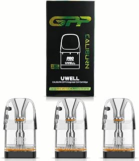 ARASHI ユーウェル Caliburn GPP 交換用カートリッジ 3個入り リキッドなし 電子タバコ VAPE GPP ポッド 0.6Ω | G5/G4/G3対応
