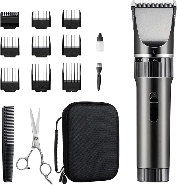 Profi Haarschneider & Trimmer Set für Familien mit Titan-Klingen und 2000mAh Akku