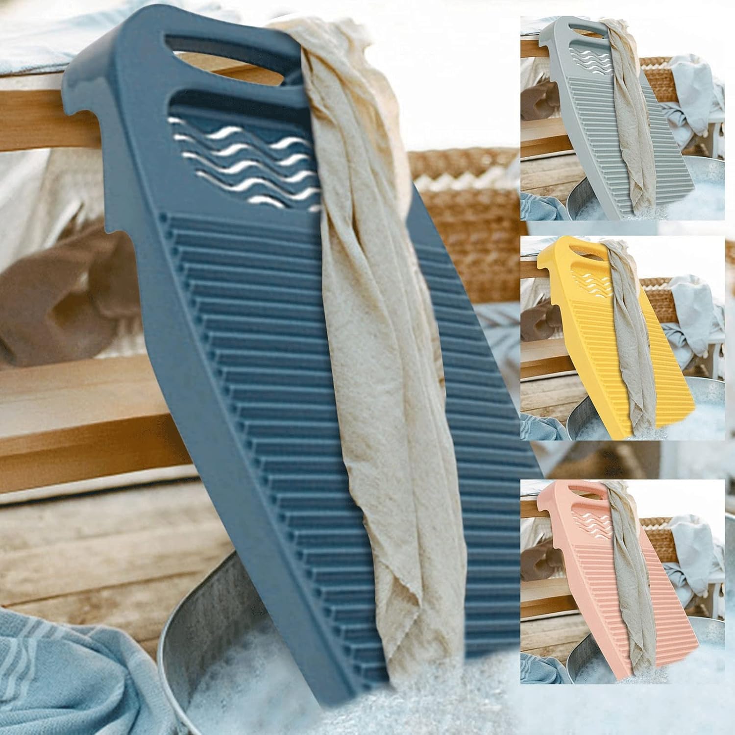 Washboard Washboard High Toughness Laundry Board Antislip Thicken Washing Board Clothes Cleaning Tool Bathroom Accessories