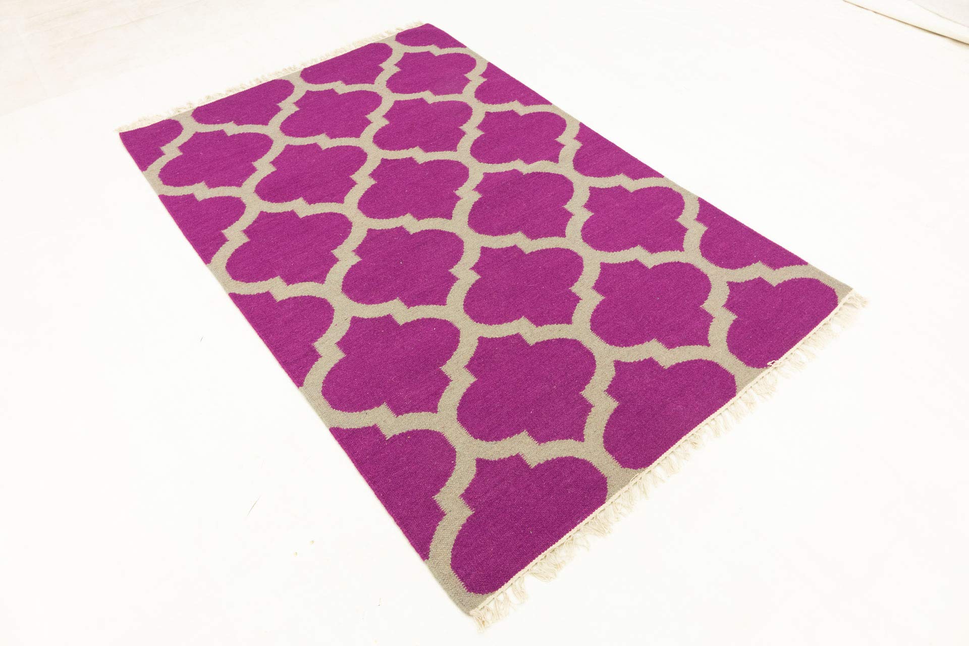 Kelim Tapis Moderne tissé à la Main pour Salon 100% Laine 240 x 170 cm