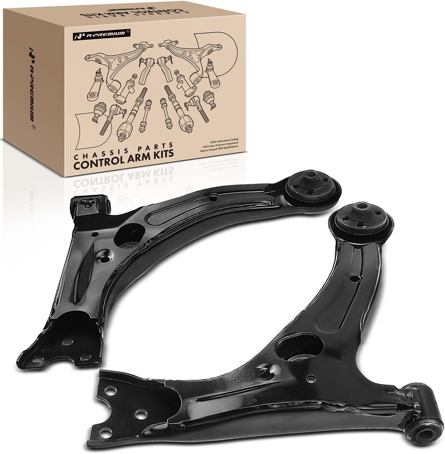 Front Lower Control Arm Bushings For Toyota Corolla 2003-2019 – Premium 2-Pair Set