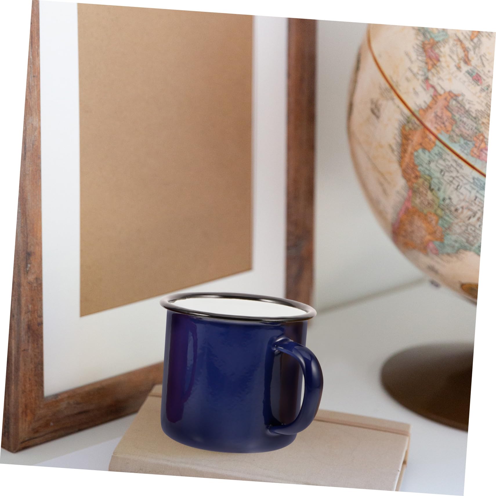 4stücke Retro-trinkbecher Emaille-kaffeebecher für Camping Haushalt und Büro Robust und Langlebig für Heiße und Kalte Getränke
