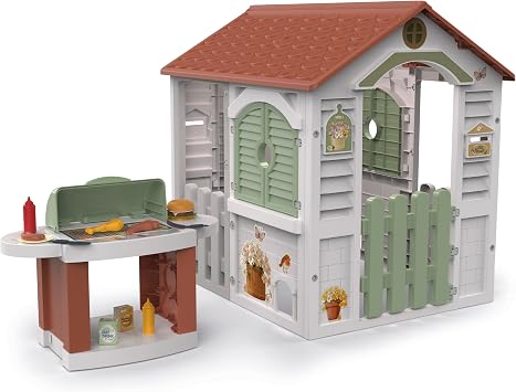 Chicos Maison Barbecue 2-en-1 avec Cuisine d'Extérieur